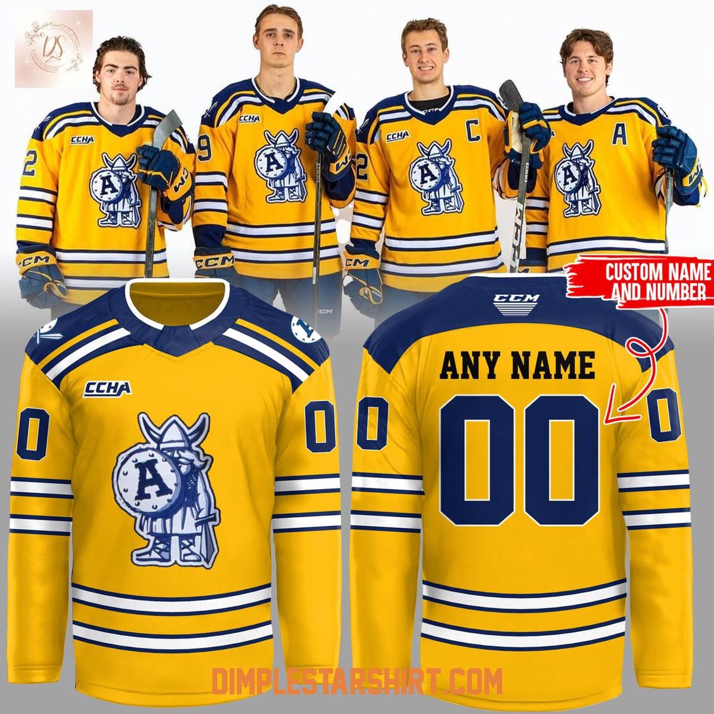 Personalize Augustana Hockey Building For Champions Hockey Shirt Men's Fan Gear