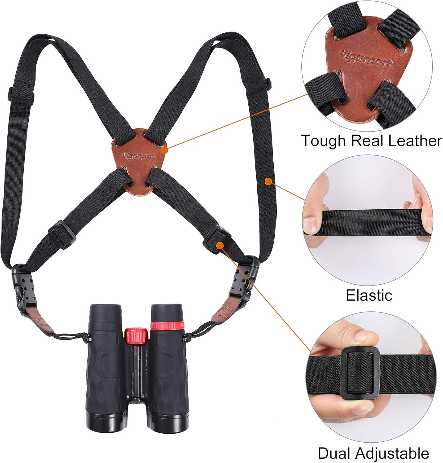 Camera Strap,Cross Shoulder Straps for Binoculars, Rangefinders,Harness Strap Co
