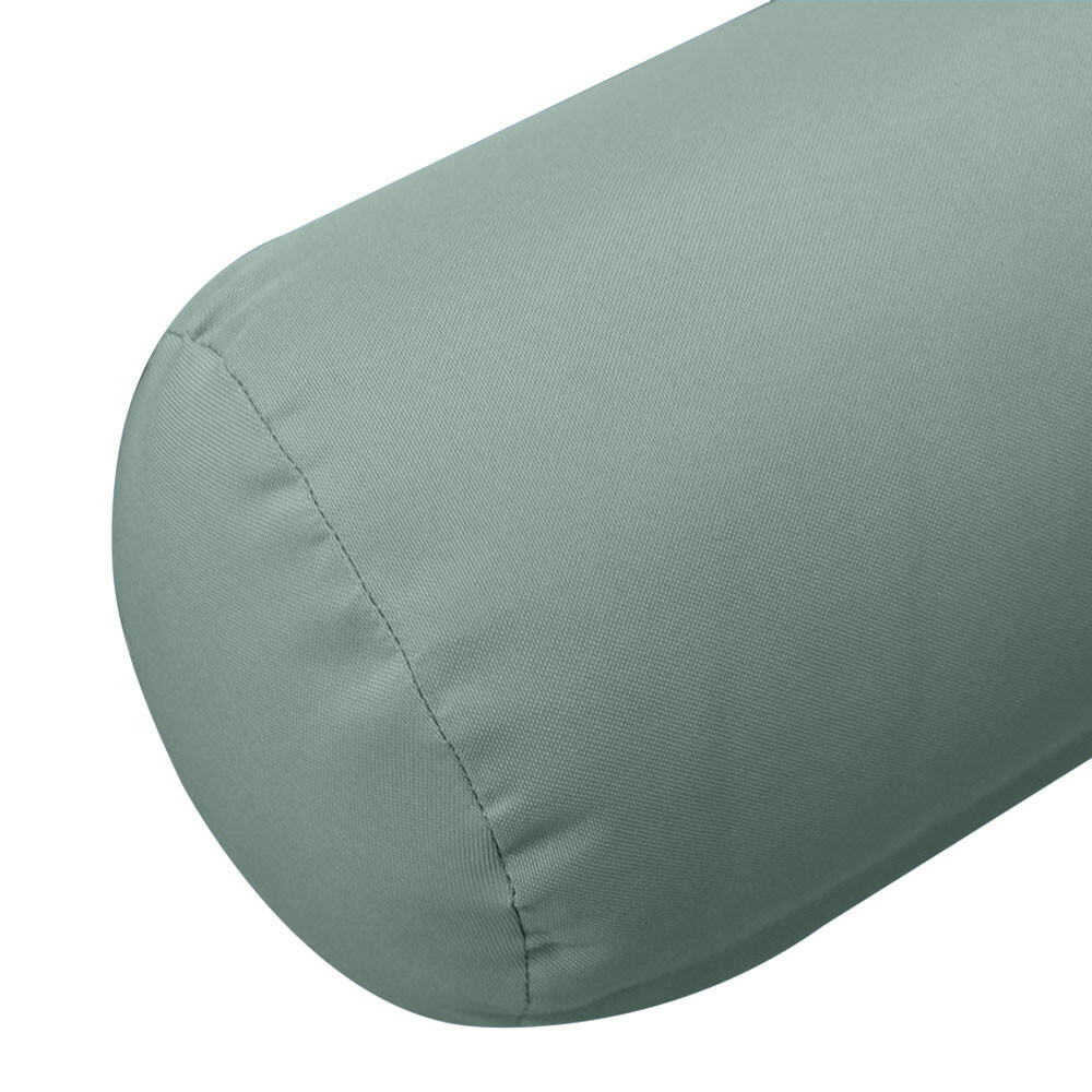 *COVER ONLY*-Style2 Outdoor Bolster Back Pillow Slipcover Knife Edge Twin-AD002