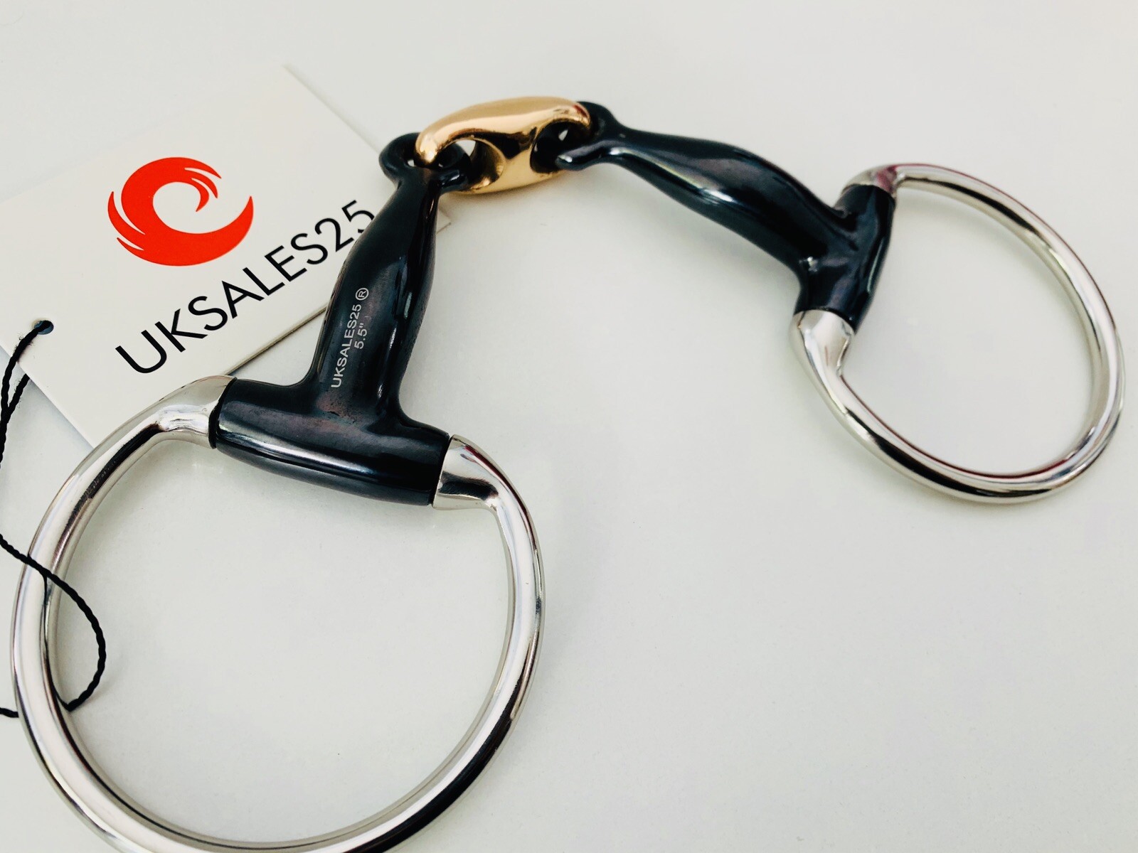 Sweet Iron Eggbutt Snaffle Bit Copper Lozenge (UKSALES25®) *SAME DAY DISPATCH*