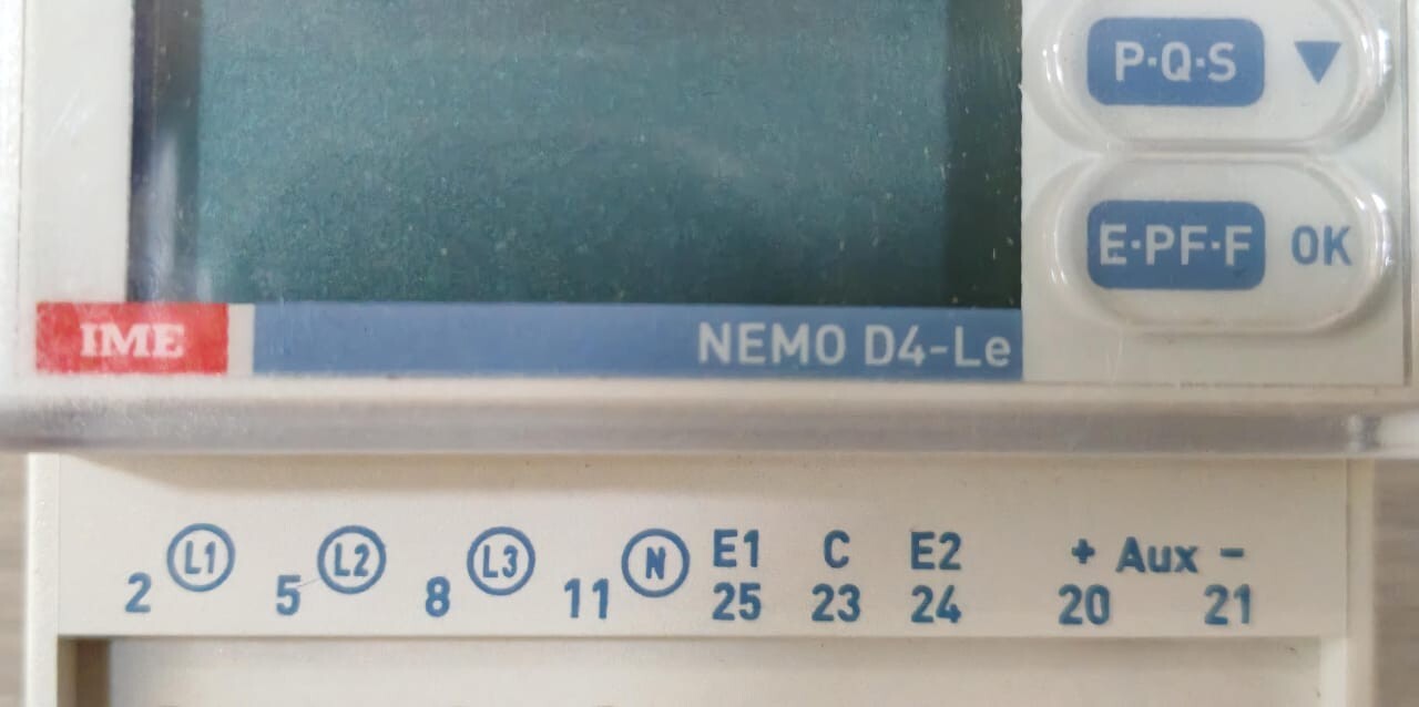 IME NEMO D4-Le MFD4421 MULTIFUNCTION W/ ENEGRY COUNT & REACTIVE