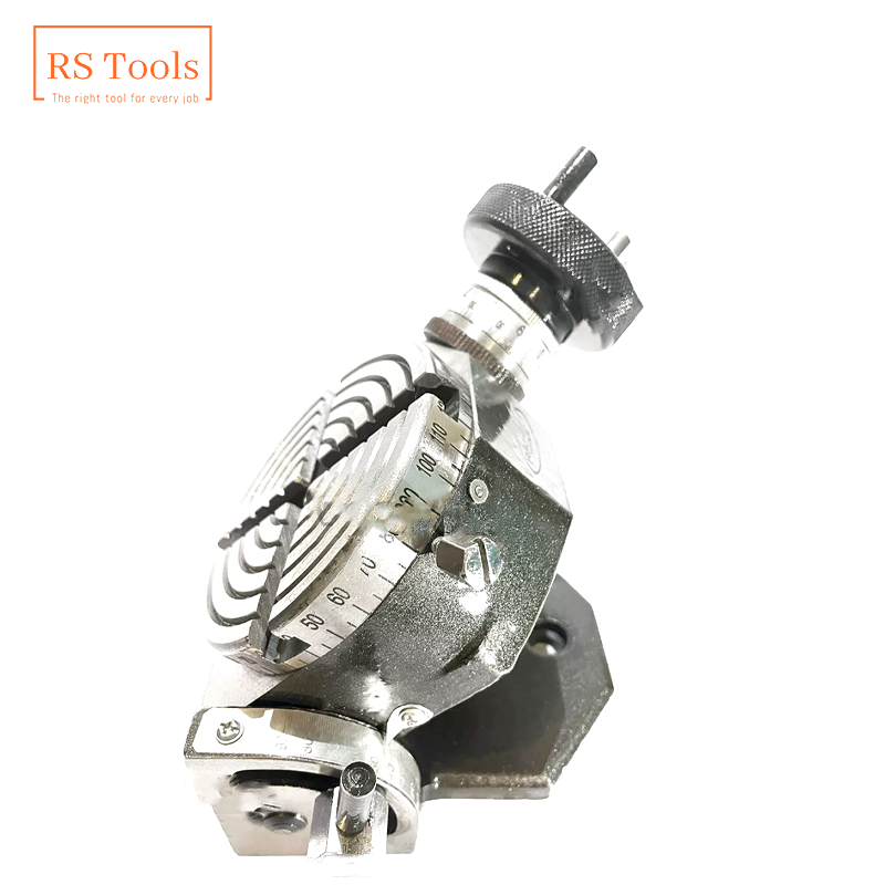 4" 100mm Tilting Rotary Table with 65 mm 3 jaw Self Centering Chuck & Back Plate