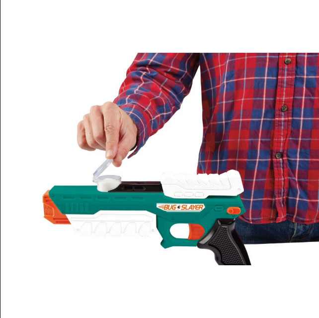 Bug Slayer Salt Blaster Bug Killer Fly Stopper Pistol Gun with Safety