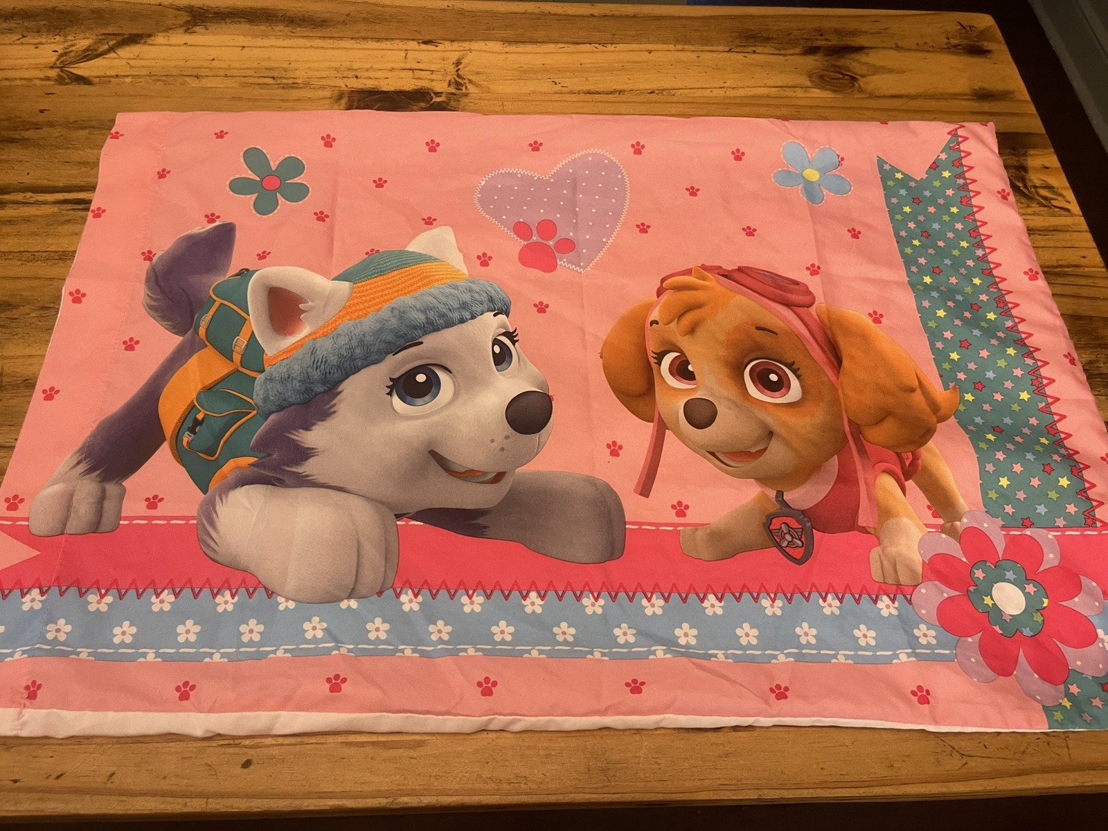 Paw Patrol Standard Fit Girls Single Pillowcase GUC