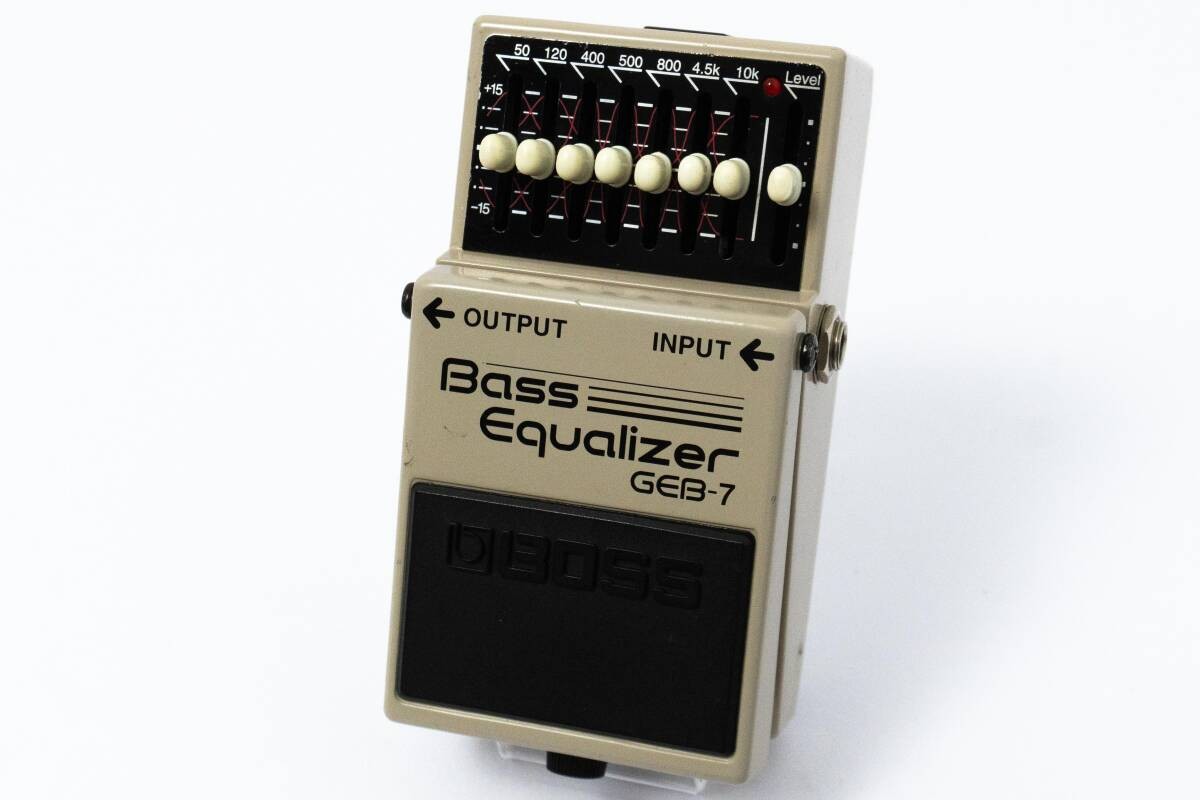 BOSS GEB-7 Bass Graphic Equalizer EQ Pedal Used Adjustable Sound