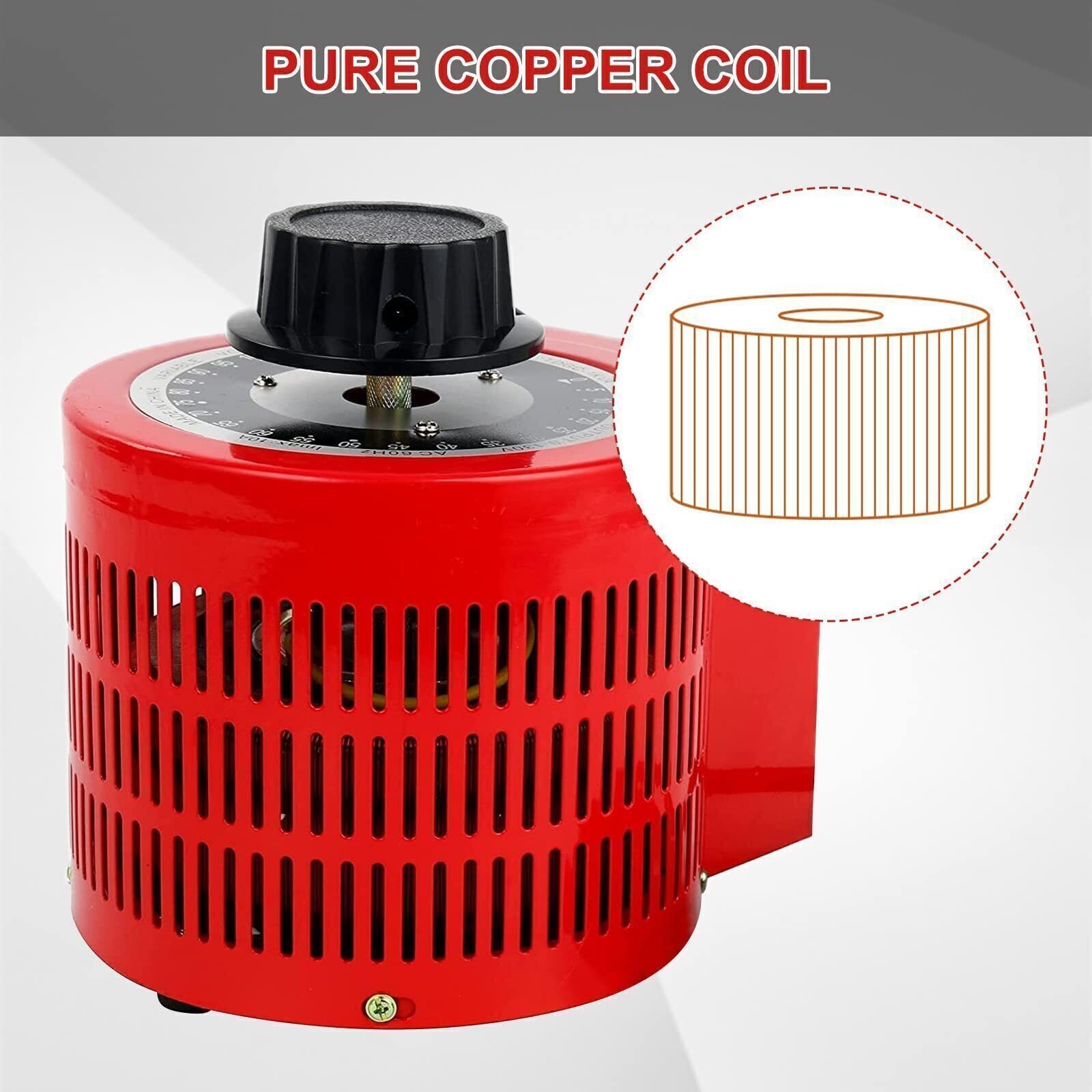 5Amp Variac Transformer Variable AC Voltage Regulator Converter 500VA 0-130V