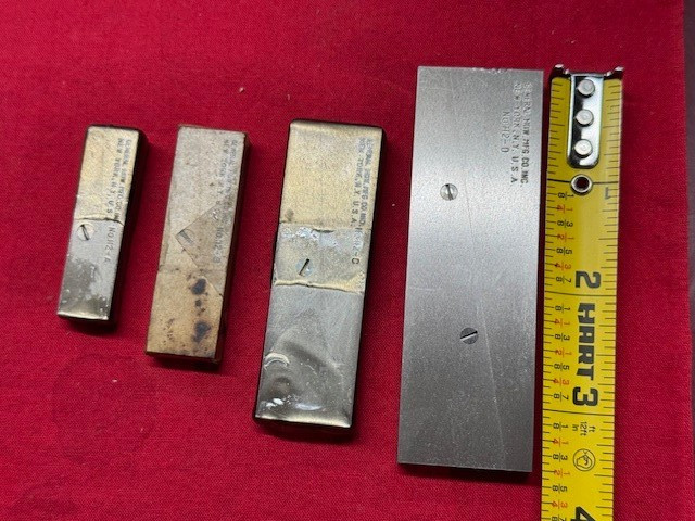 General Tools No. S-112-4 Adjustable Parallel Set, 3/8-1-5/16" Old Inventory