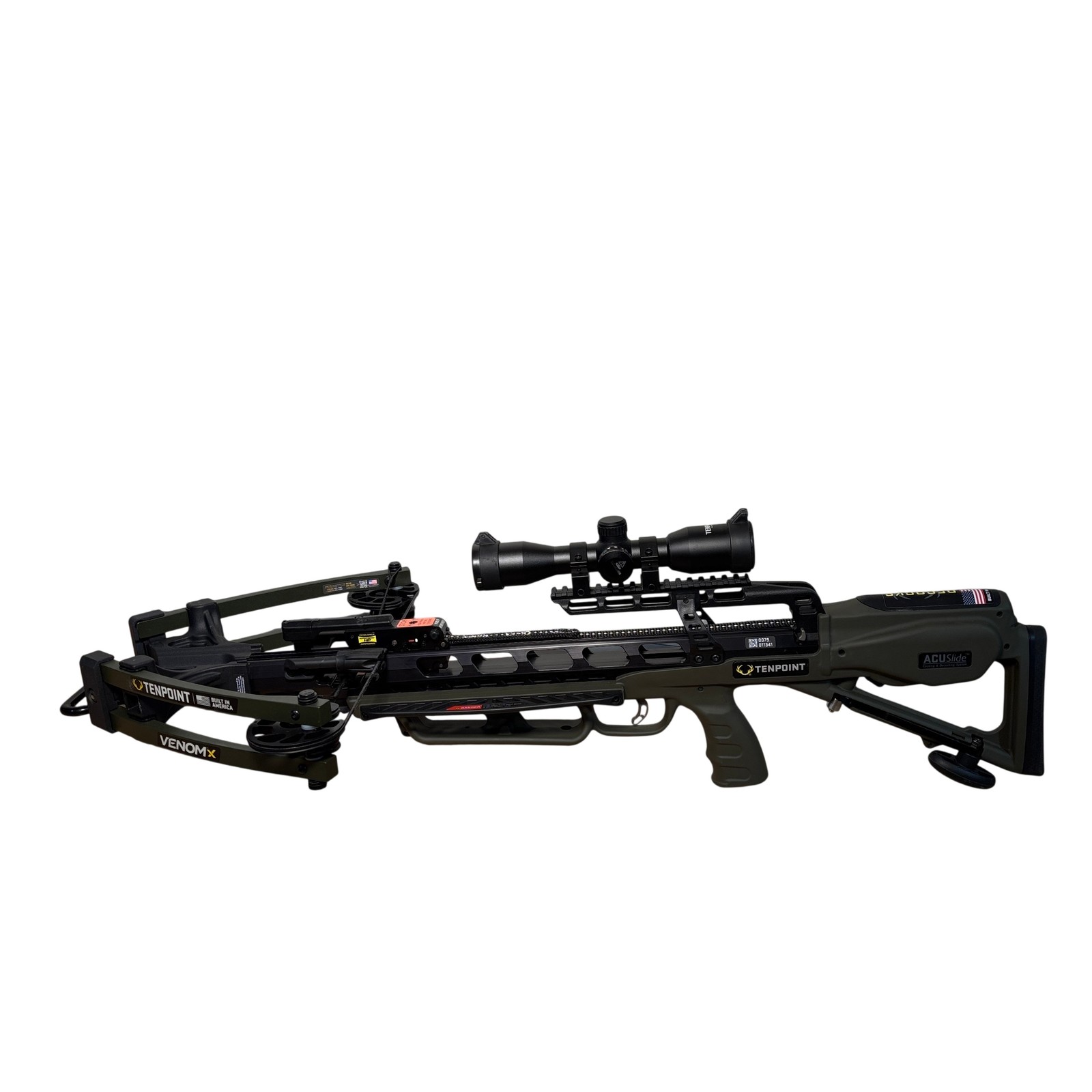 TenPoint Venom X Black & Green 390 FPS 138 Ft/Lbs. Draw Wt 32.5" Length Crossbow