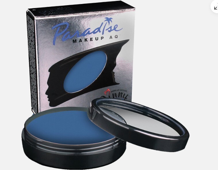 Mehron WMU Paradise Sky Moist Cake Makeup Accessory Sky Blue (1-2)