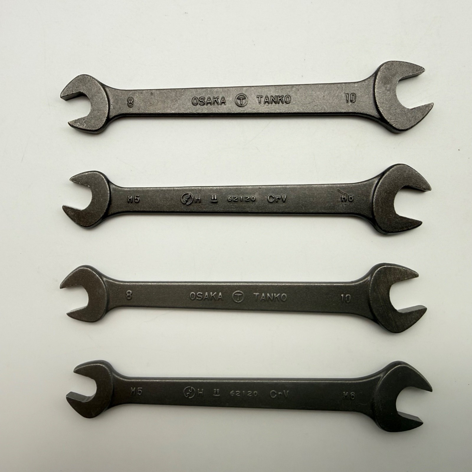 Osaka Tanko 8mm 10mm Double End Wrench Japan Cr-V