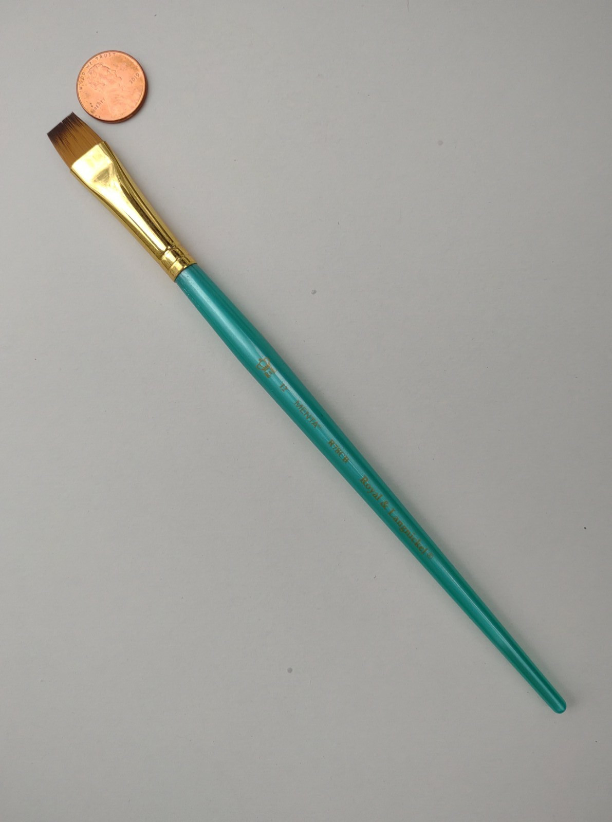 Royal Synthetic Sable Menta-R78CB-Chisel Blender Paint Brush- 4 ,6 ,8 ,10 or 12