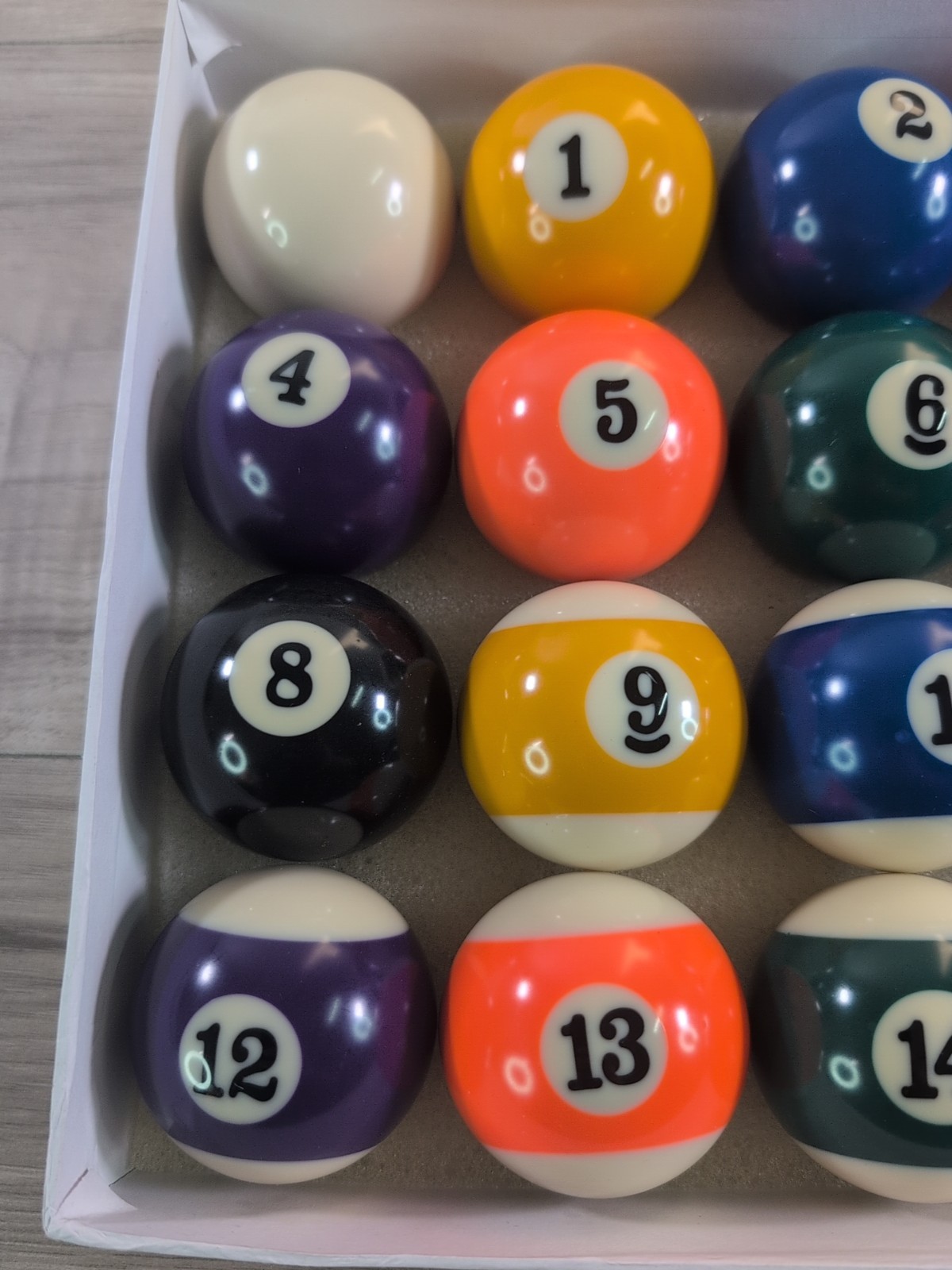VTG 16 Regulation Size Pool Balls Set- Numbered Billiard