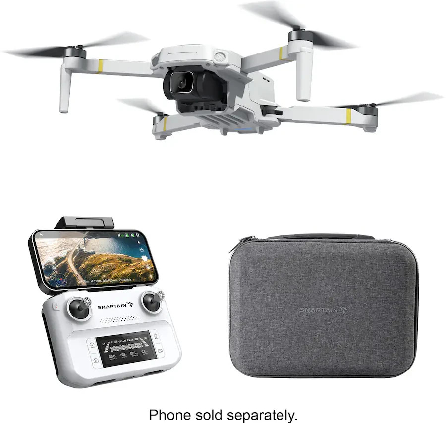 Snaptain - P30 Pro 4K Camera GPS Drone and Remote Controller - Gray | VERY GOOD