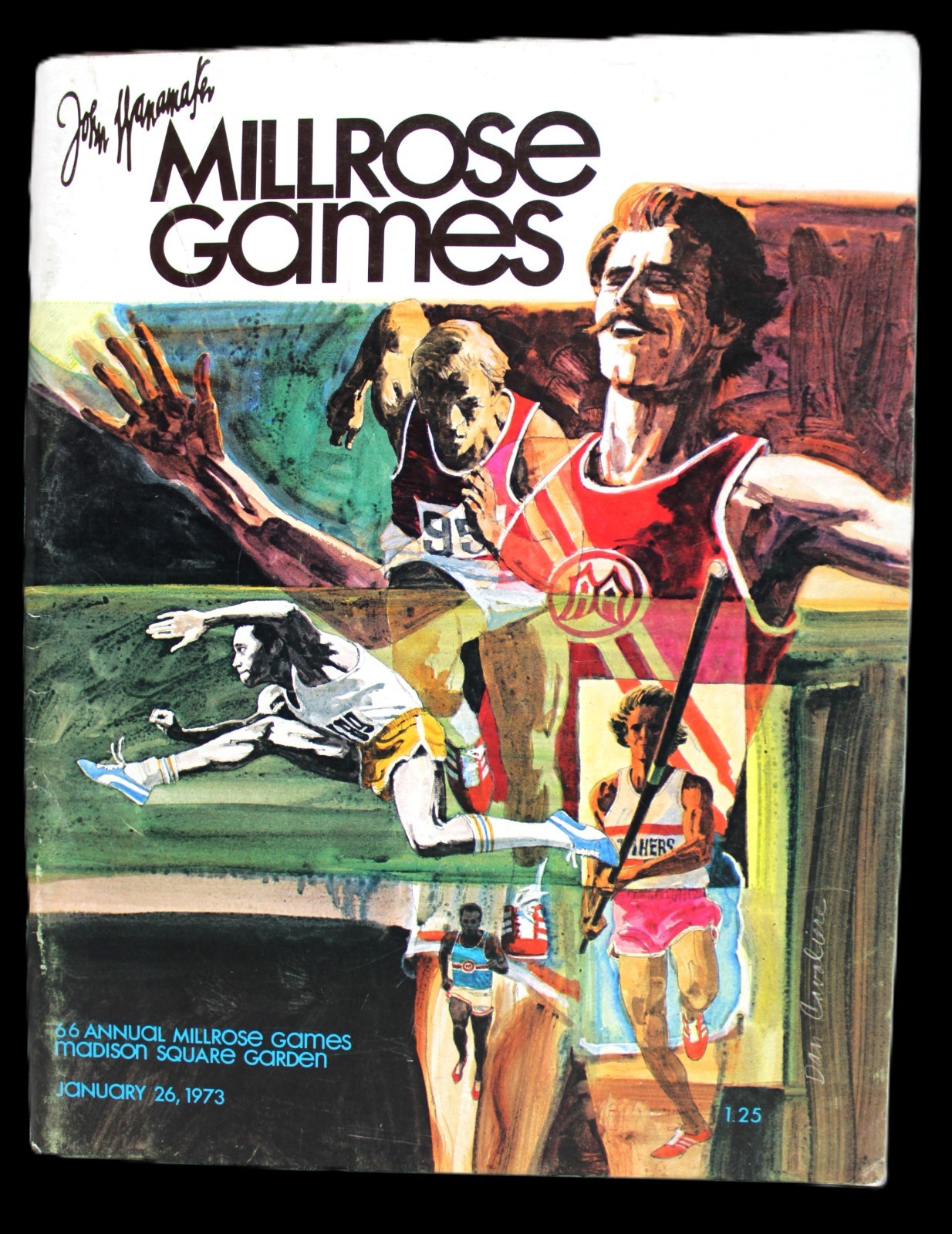 66TH MILLROSE GAMES MADISON SQUARE GARDEN SOUVENIR PROGRAM GUIDE 26 JANUARY 1973