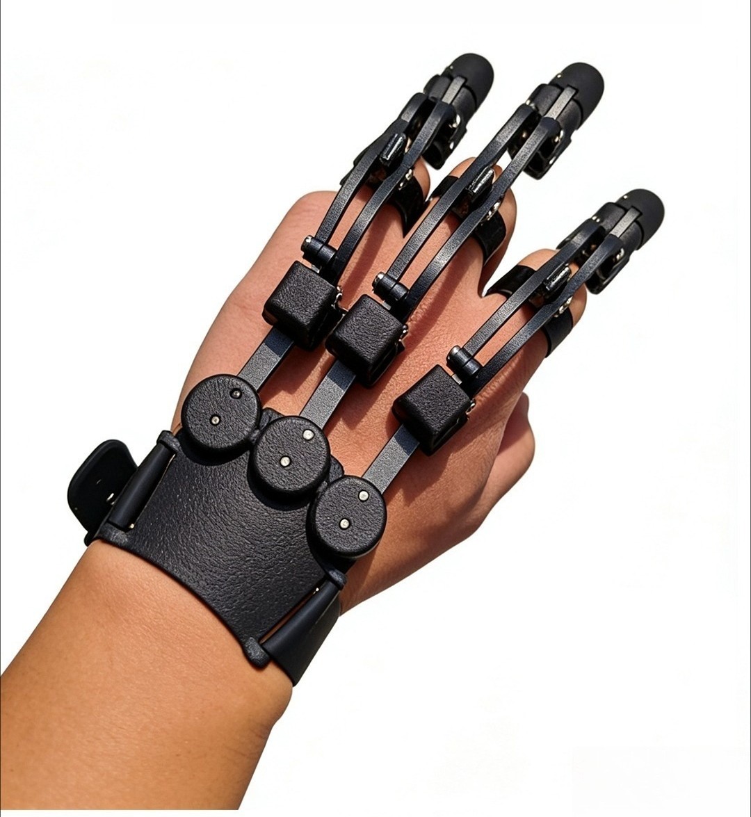 Mechanical Prosthetic Finger 1 Finger for Partial Finger, Aluminum, Silicone Tip