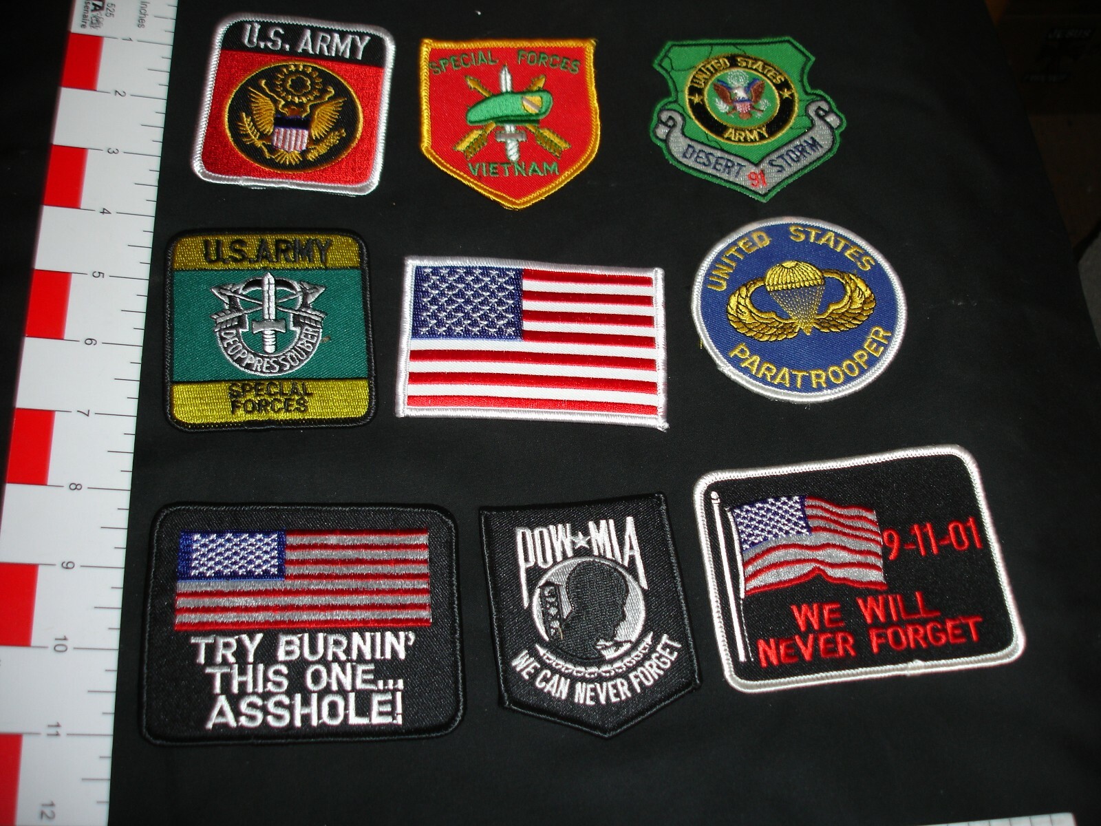 US Army Patch Set 9 patches