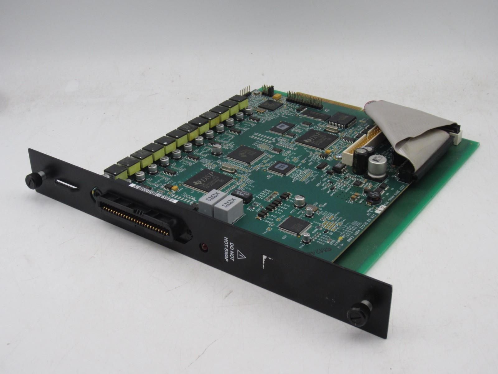 ESI 5010-0588 IVX E2 DLC12 Port Digital Station Card w/ Ribbon Cable - Tested