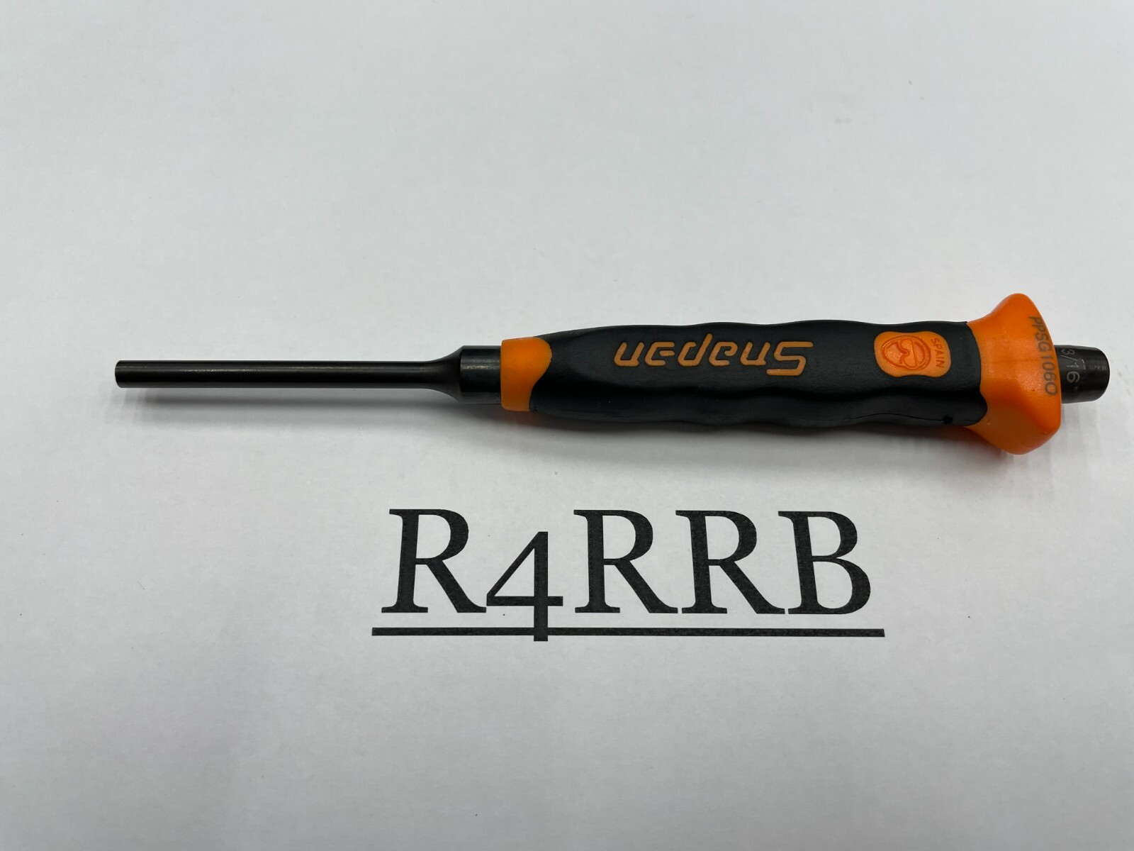 Snap-on Tools SPAIN NEW ORANGE Soft Grip 3/16" Pin Punch PPSG106O