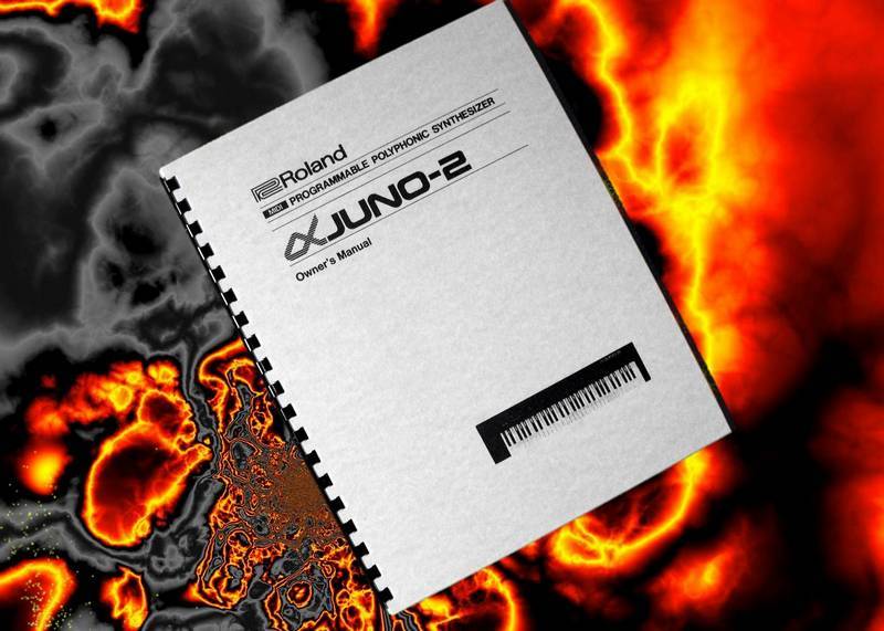 ROLAND JUNO - 2  POLYPHONIC Programmable SYNTHESIZER OWNERS MANUAL JUNO-2