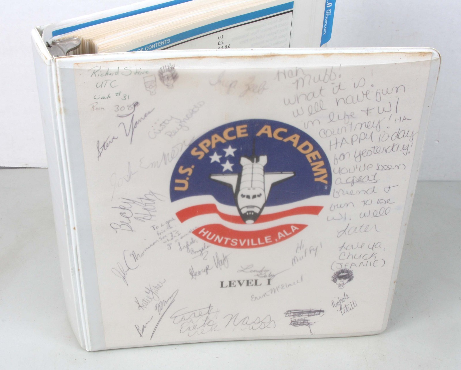 Vintage 1989 US Space Academy Level 1 Trainee Manual Notebook Space Camp NASA