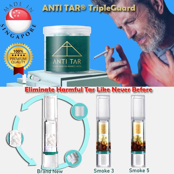 ANTI TAR TripleGuard Disposable Cigarette Filter Tips – Reduce Tar & Cough