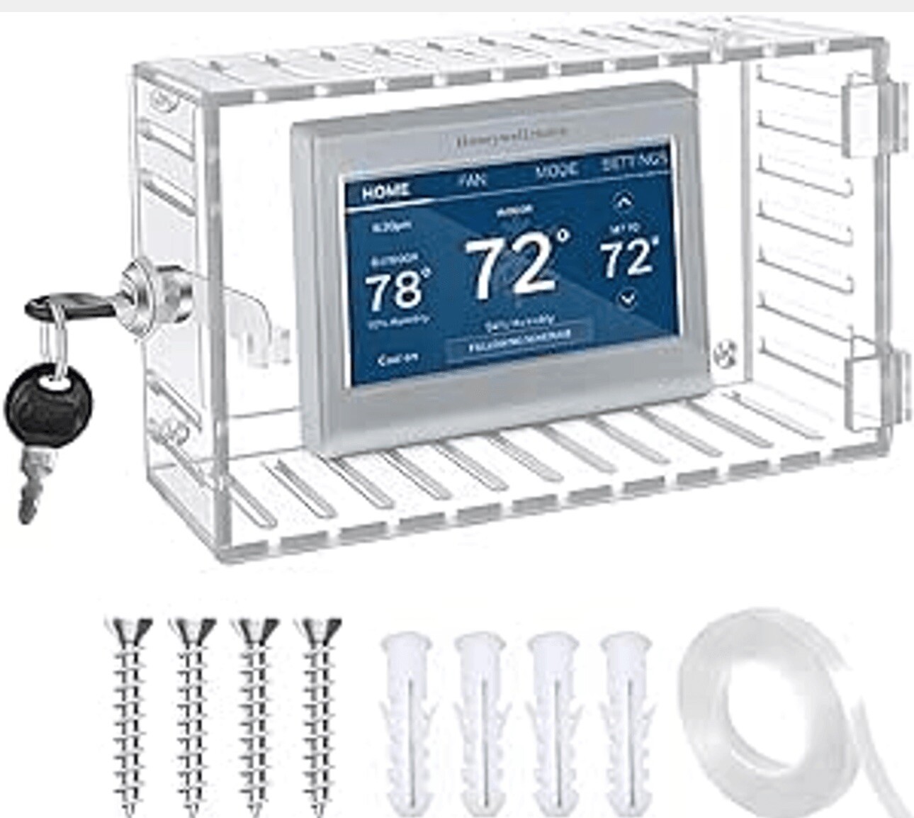 Thermostat Lock Box With Key