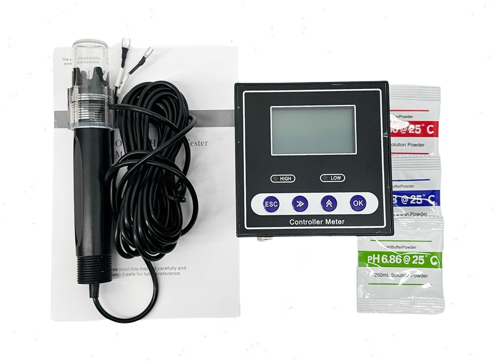 Digital Online PH Controller Meter Tester with Range 0~14pH Resolution 0.01pH