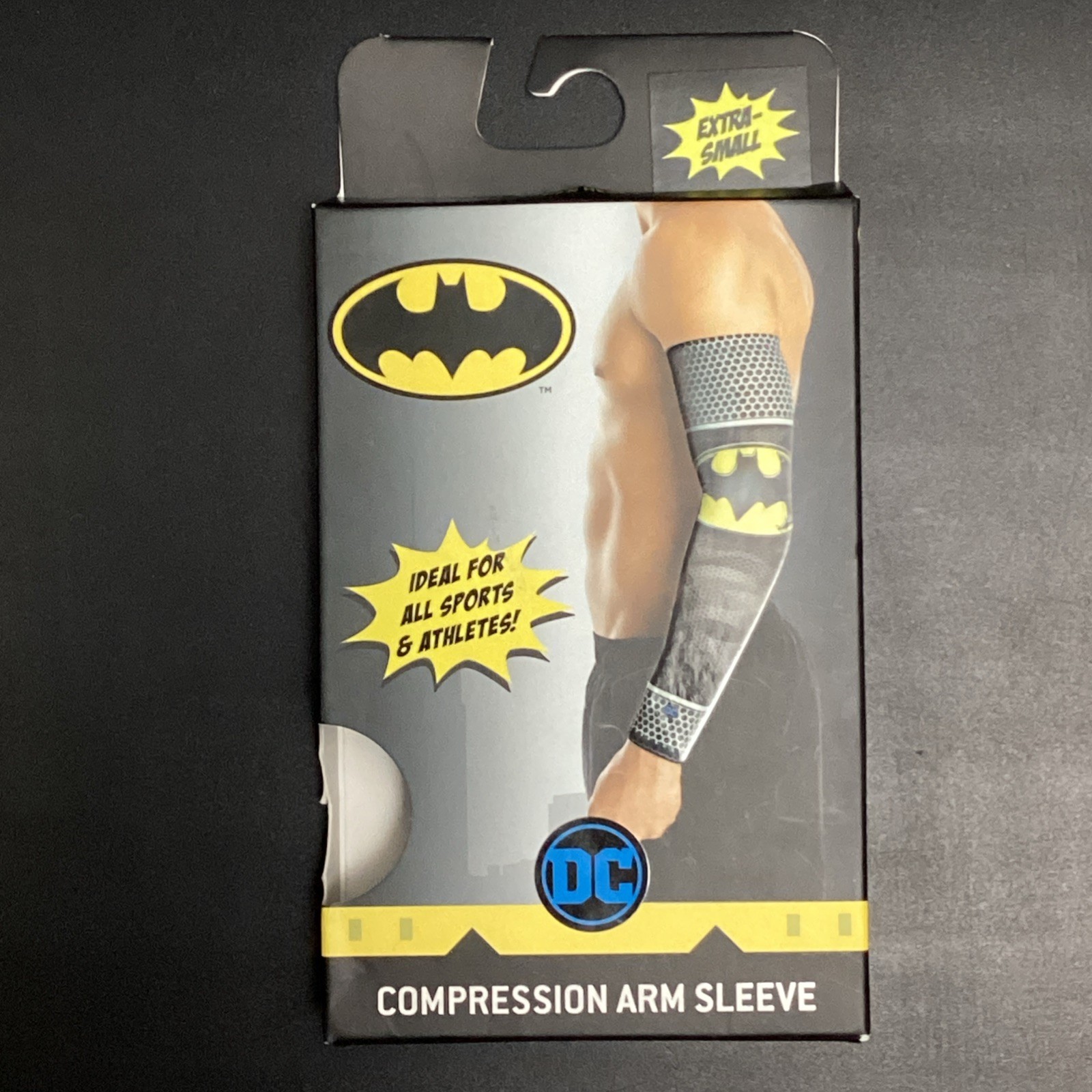 Batman Compression  Arm Sleeve Size Licensed DC Comics X-SMALL Size