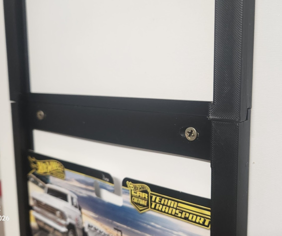 Fits Hot Wheels "Team Transport" Cards. Display Rack Wall Mounting System
