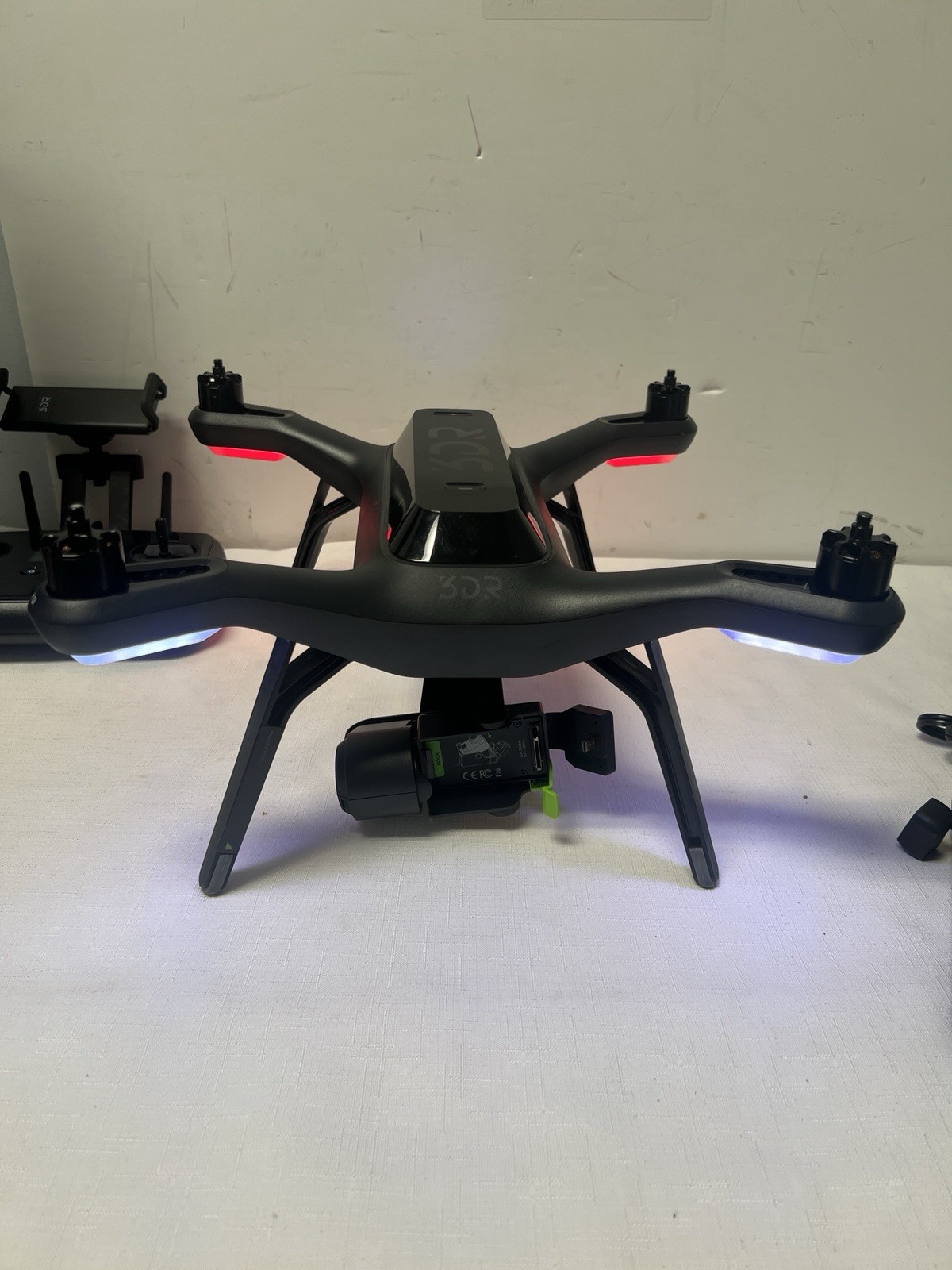 3DR Solo Smart Drone w Gimbal & Carrying Bag Setup