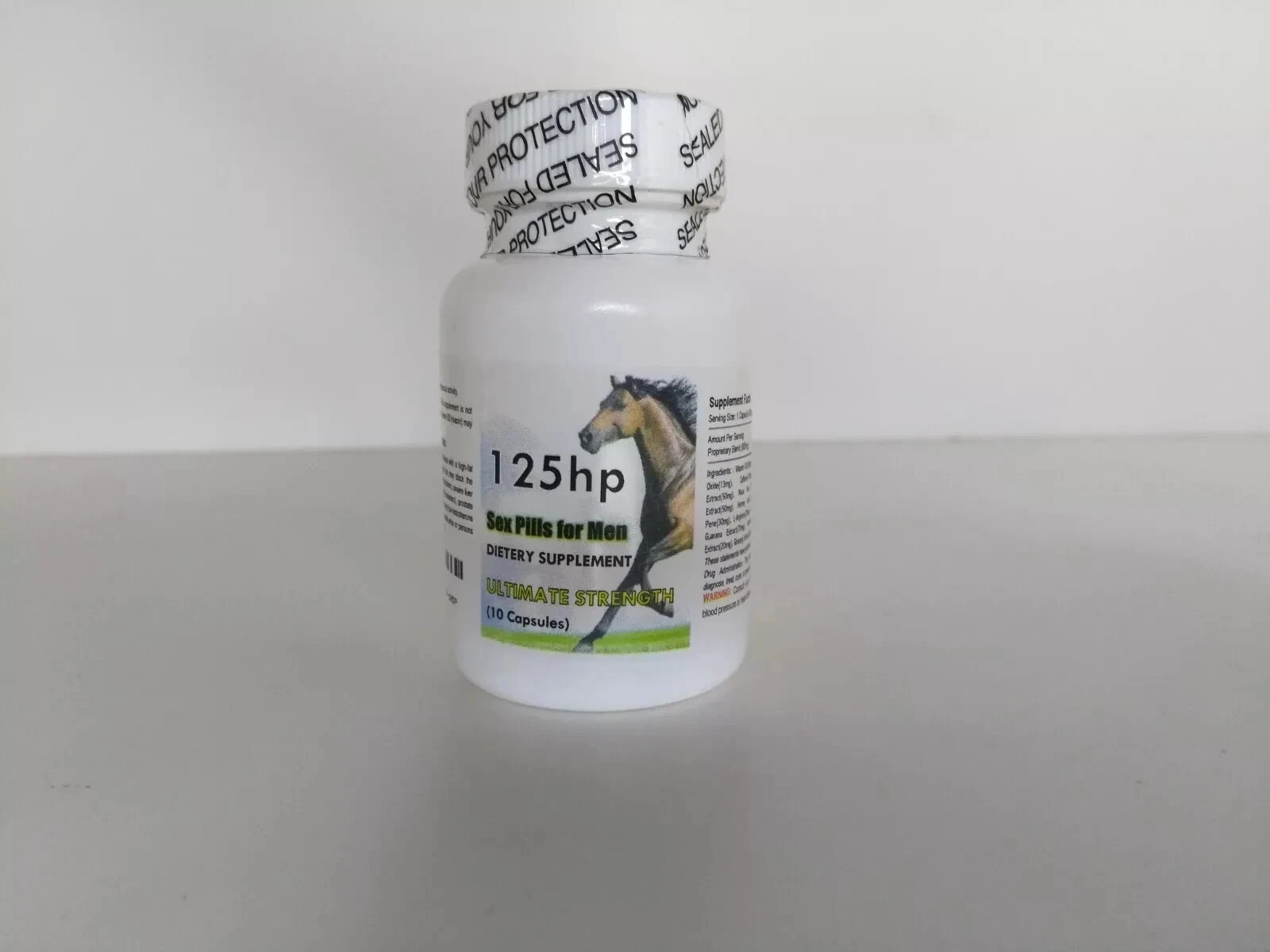 125 hp - Natural Sexpills For Men ULTRA POTENT, Bottle of 30 Capsules, Pack of 1