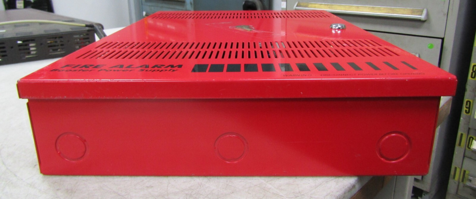 💥EST EDWARDS BPS10A REMOTE BOOSTER POWER SUPPLY FIRE ALARM PANEL