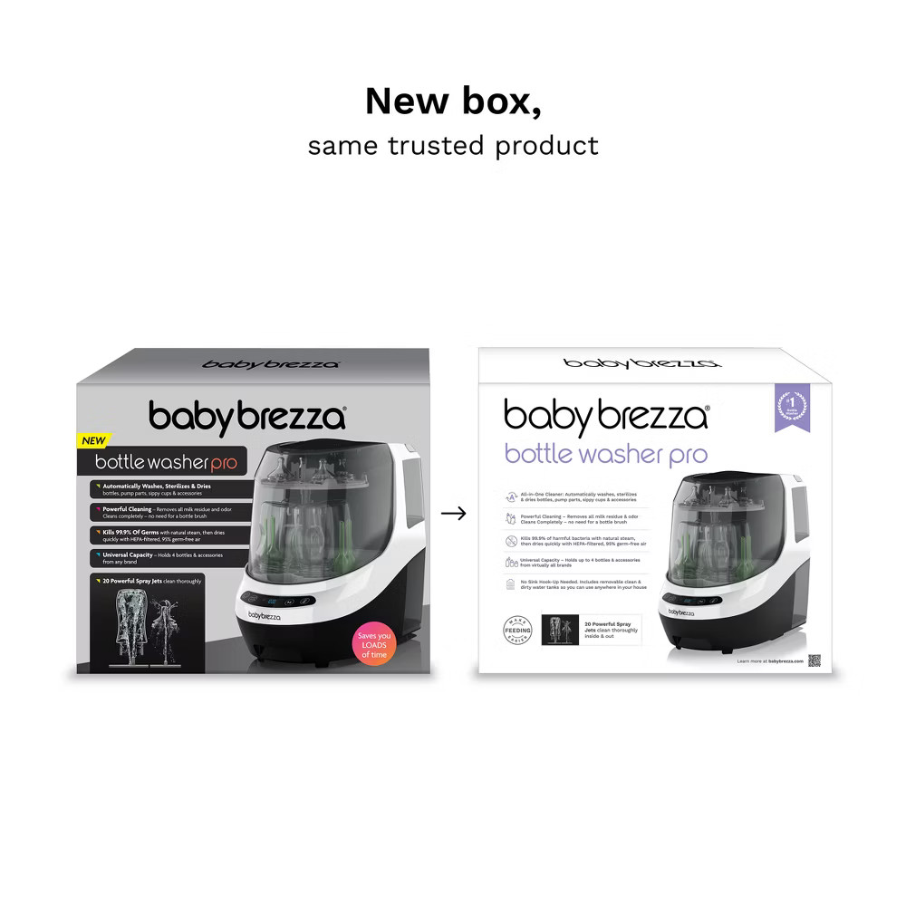 Baby Brezza Bottle Washer Pro - White