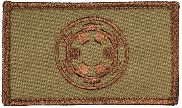 Star Wars Imperial Tactical Hook and Loop Embroidered Desert Tan 2" X 3.5"