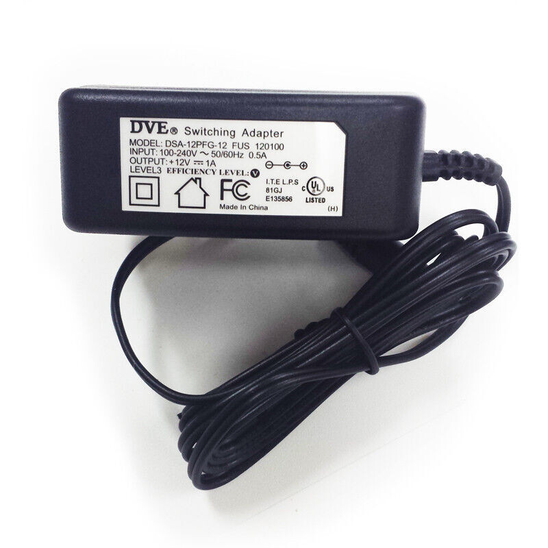 1Amp (1000mA) 12V DC Regulated Power Supply For Security Camera