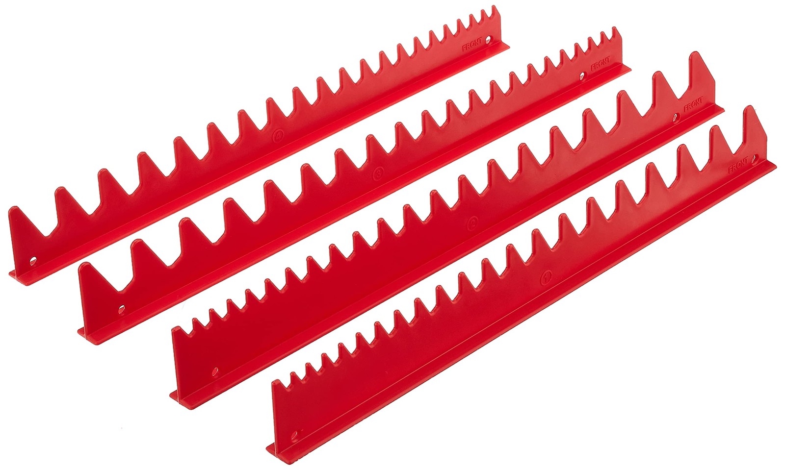 Ernst Manufacturing Wrench Rail Set, 40 Tool, Red