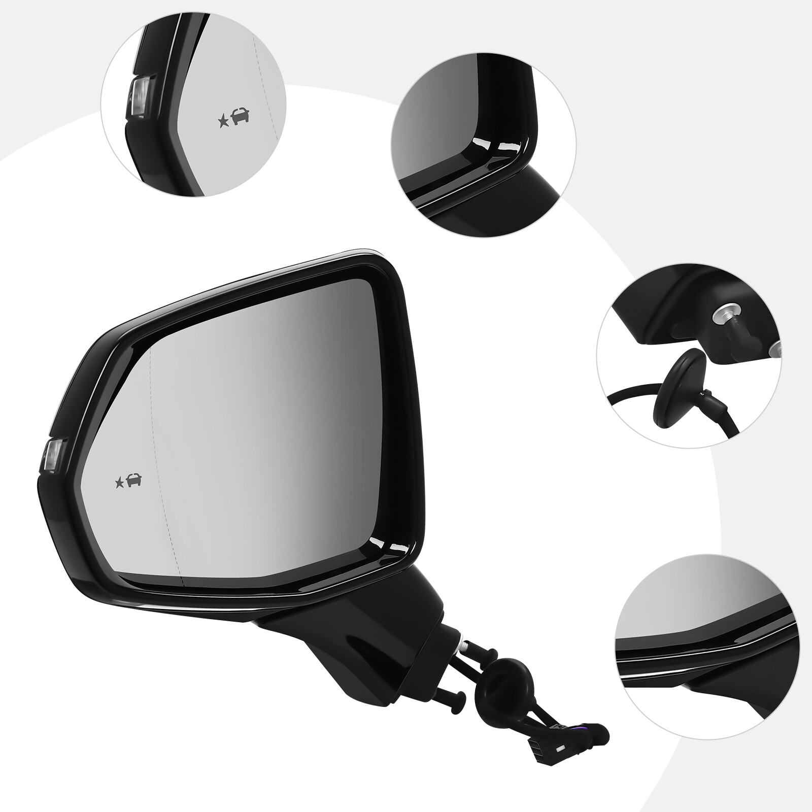 For 2019-2022 Cadillac XT4 Front Left Side Mirror Driver Side Rear View Mirror
