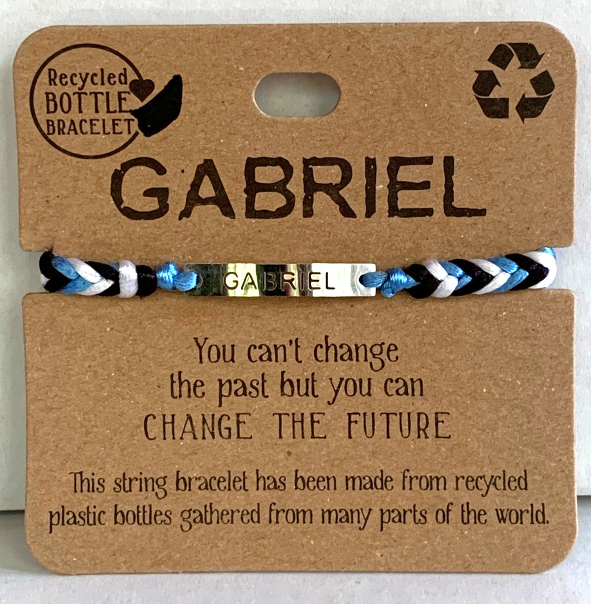 GABRIEL ♻Recycled Bottle Bracelet ~Brand New ~ Great Gift 🎁