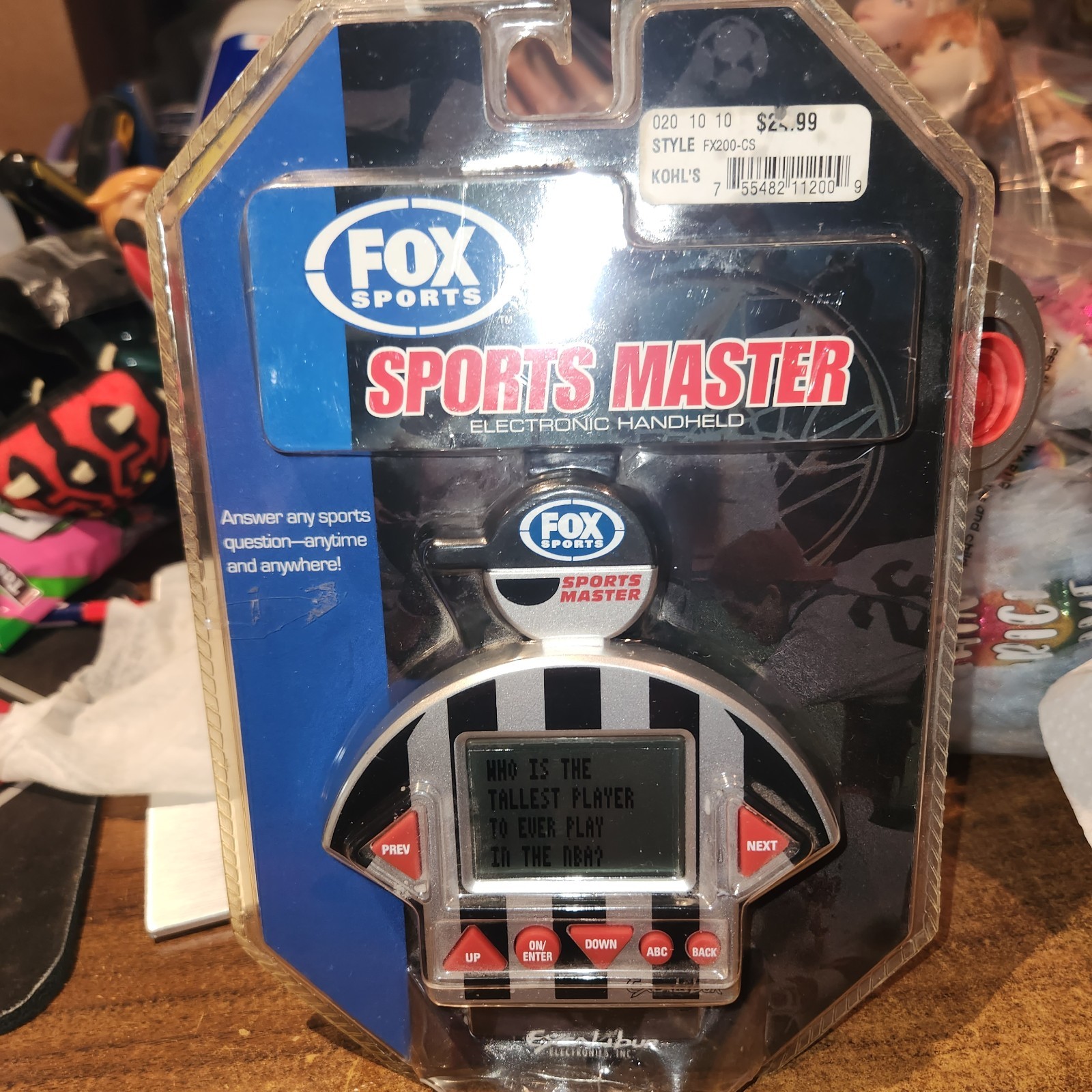 Fox Sports - Sports Master Electronic Handheld Trivia Game Model # FX200-CS NEW