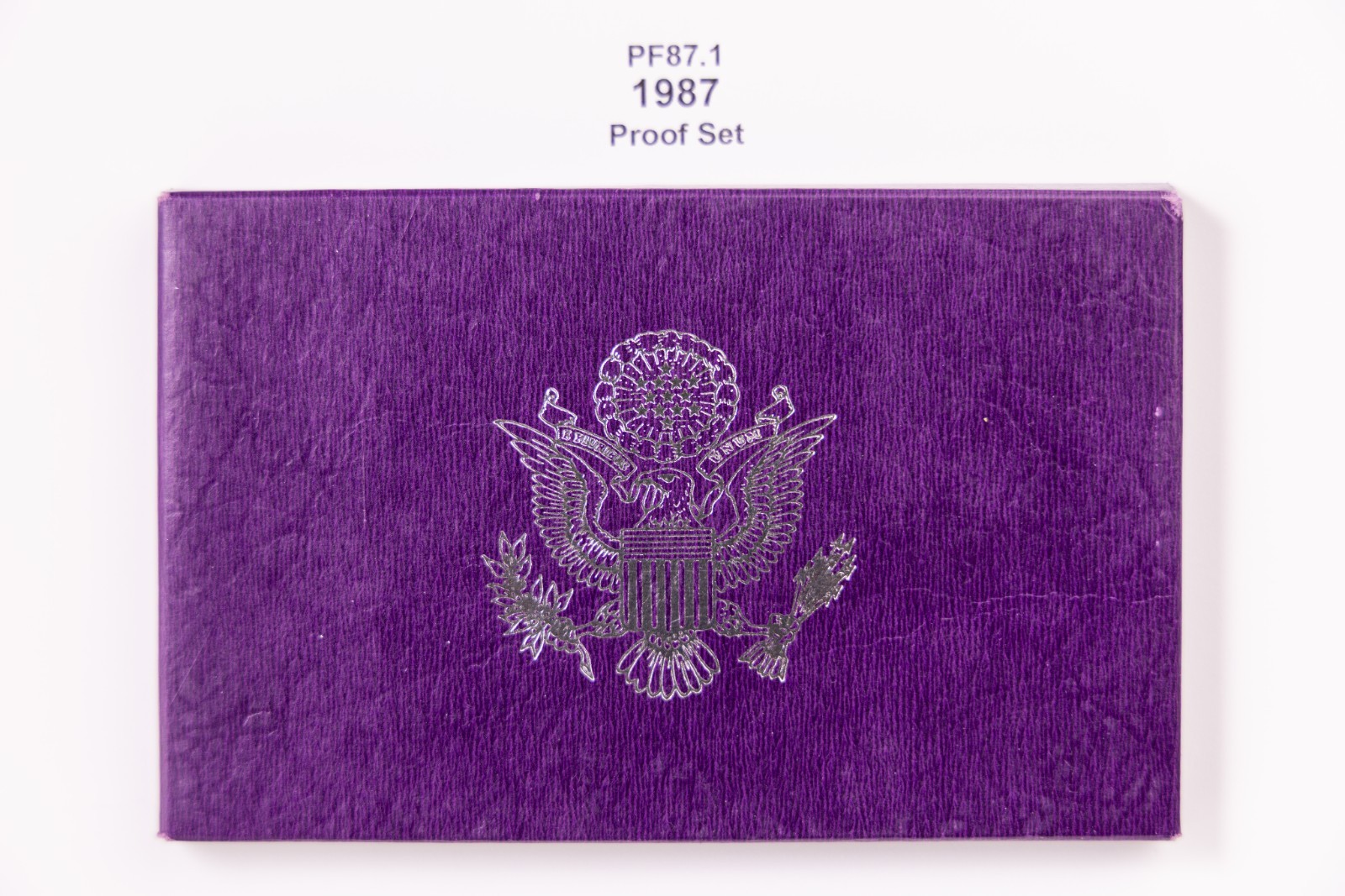1987-S United States Mint Proof Set 5 Coins OGP Envelope & Specs