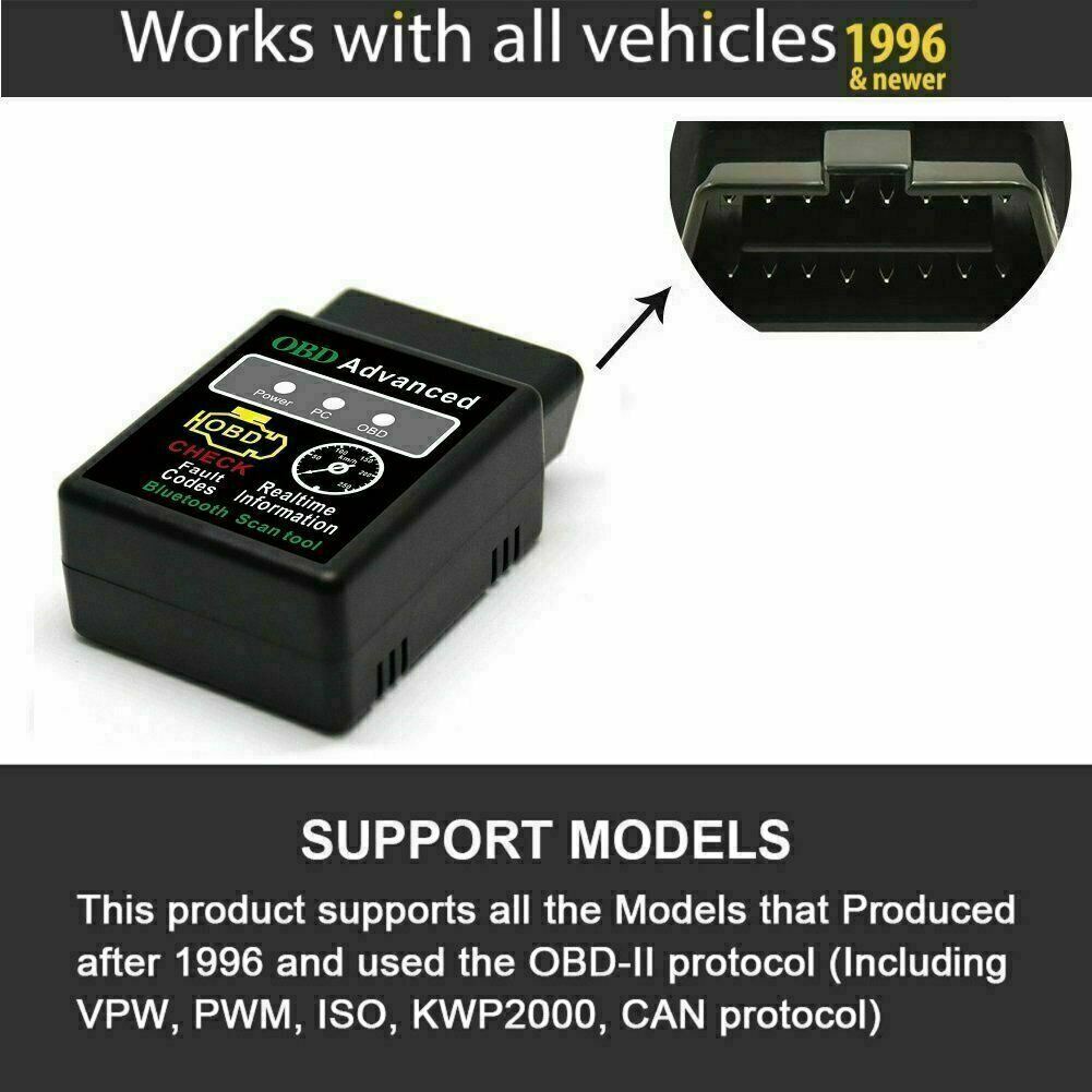 Bluetooth OBD2 Scanner HH OBD Advanced 327 V1.5 ELM