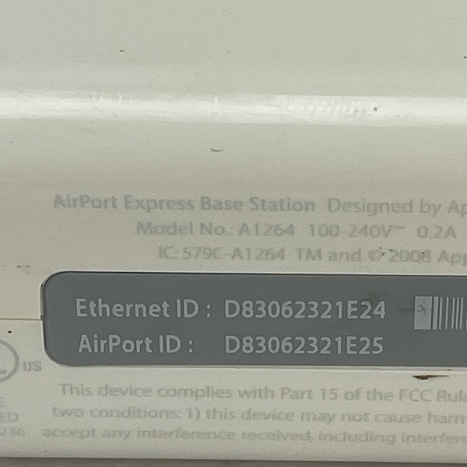 Apple A1264 MB321LL/A A1264 d589
