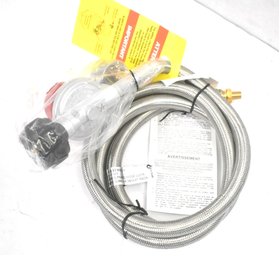 Burn Touch Gas Regulator Hose Double Braided YSGHA05-21-01