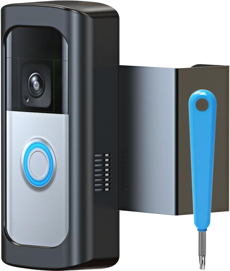 Anti-Theft Ringdoorbell Video Doorbell Mount, No-Drill Mounting Bracket Compatib