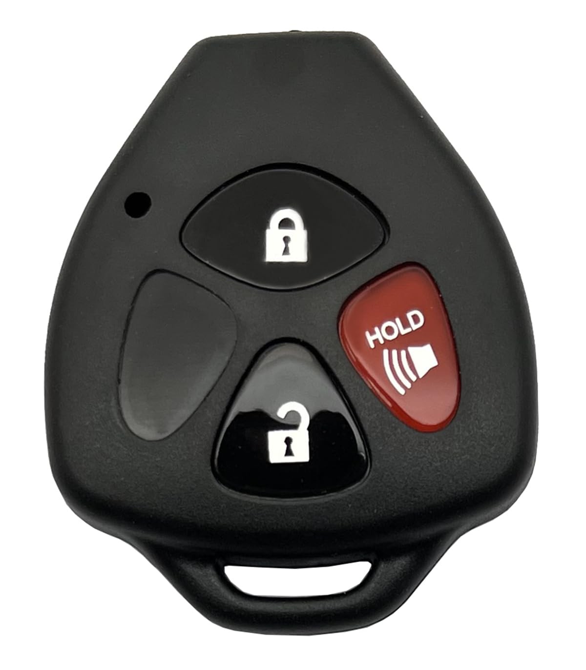 Key Fob Shell Case Replacement Fits for Toyota 4Runner Corolla Matrix Black
