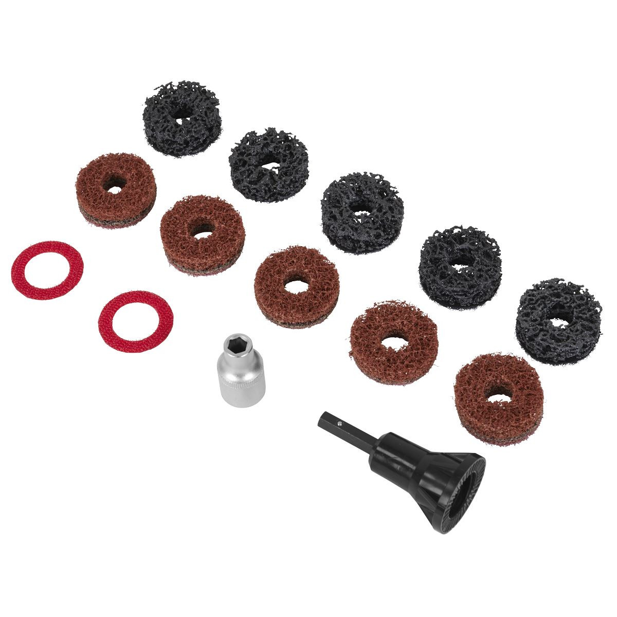 Sealey VS8002 Stud Hub Cleaner 14pc
