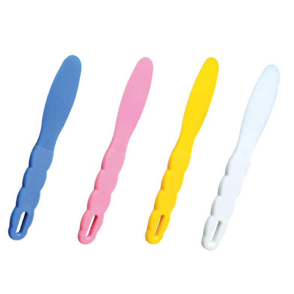 20pcs Dental Mixing Spatulas: Plastic for Alginate/Impression, 4 Colors