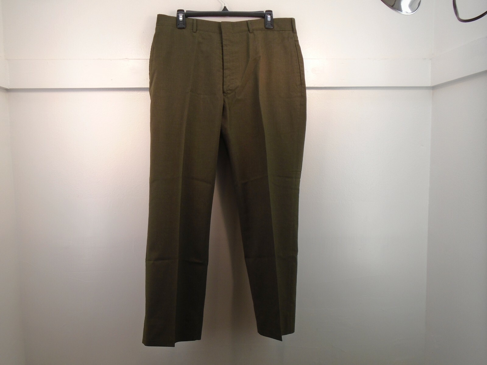 USMC Tropical Uniform Pants 35 S 35 Short Gabardine Green Shade 2241 1982 16-E