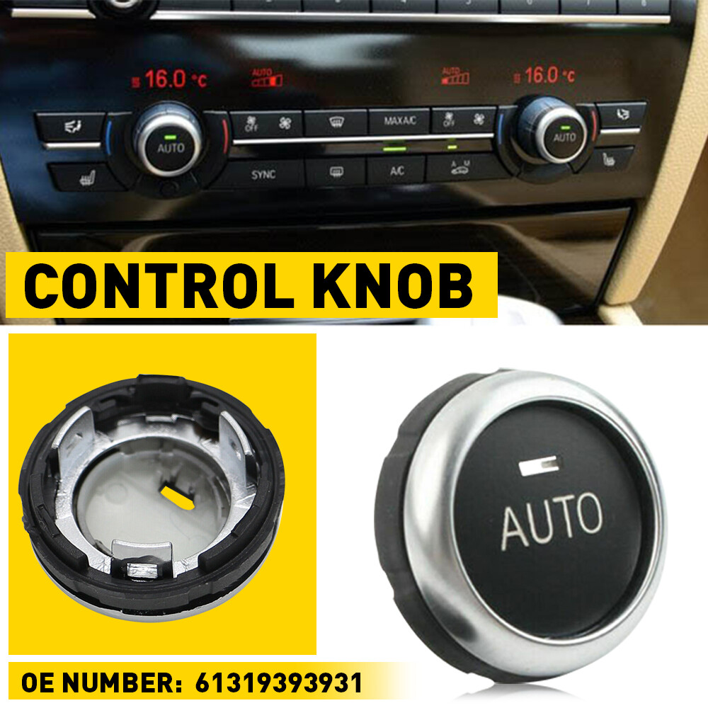 Front/Rear AC Knob Climate Control Cover Button for BMW X5 2014-18 X6