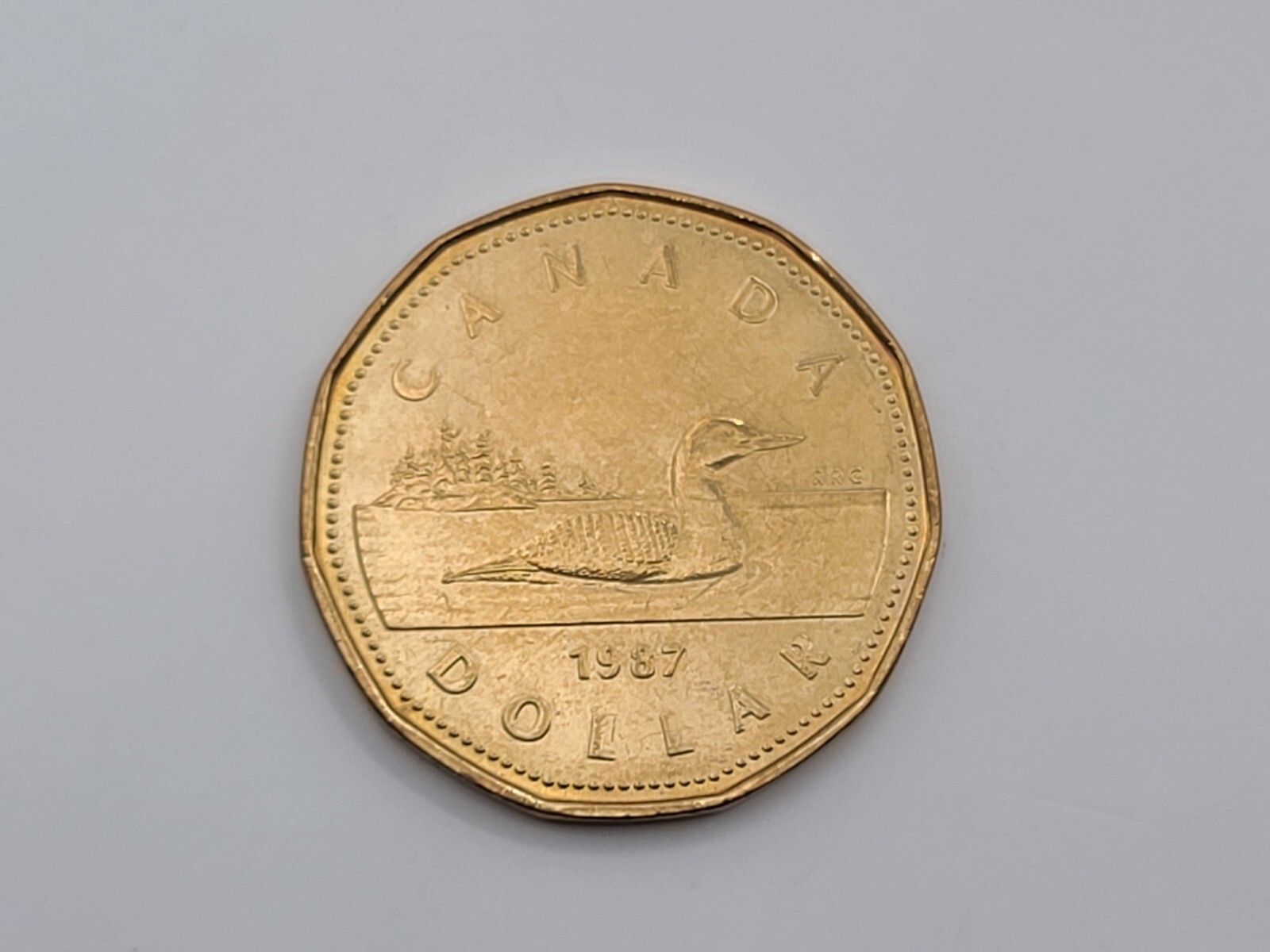 1987 Canada 1 Dollar Coin - Elizabeth II 2nd Portrait - KM# 157
